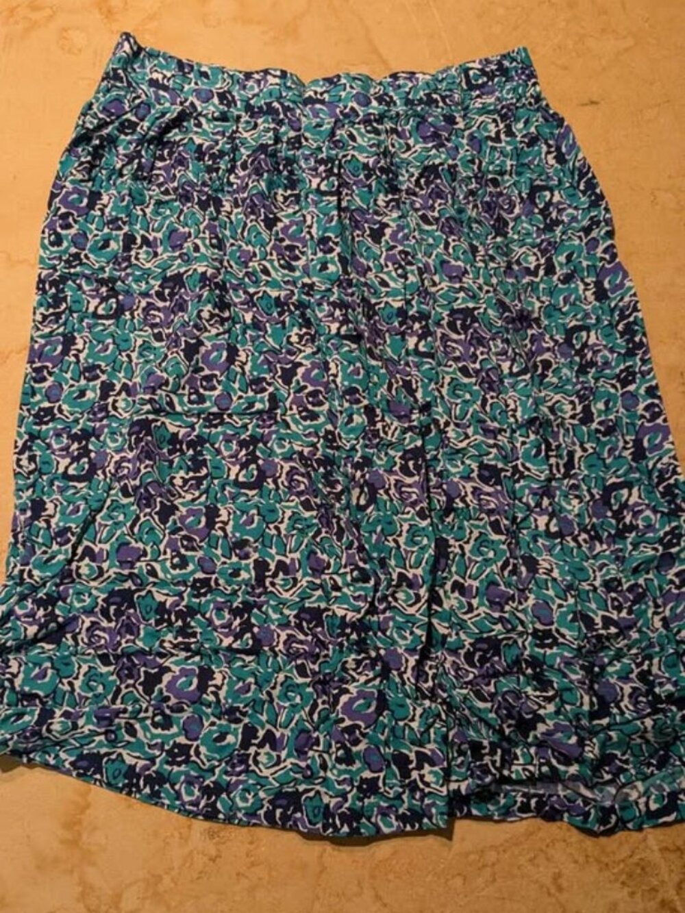 Long Flowy Floral Skirt